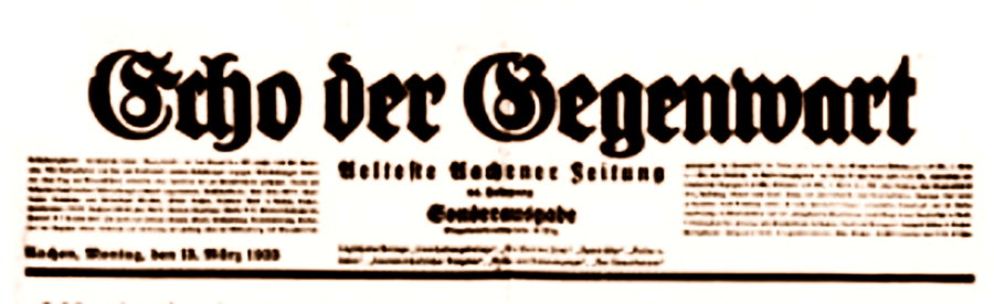 Presseartikel von 1925 über die Aachener Industrien
